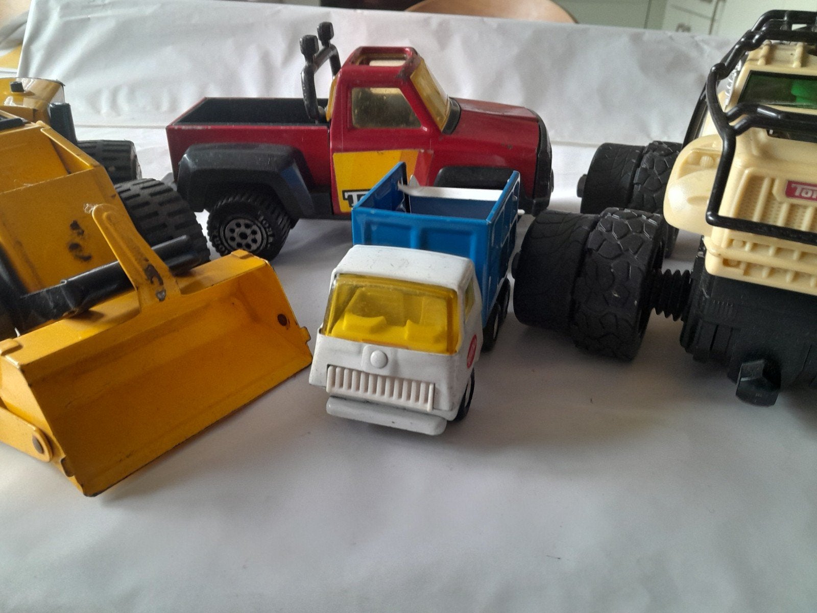 Tonka Speelgoedvoertuigen - Set van 4, Ophalen of Verzenden, Gebruikt