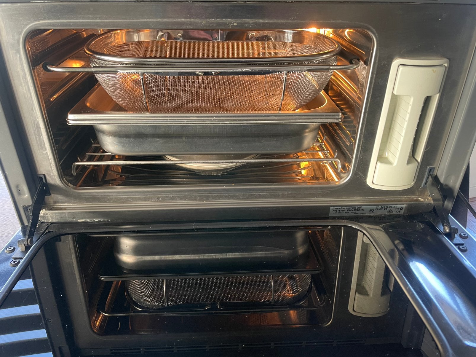 Stoom oven inbouw, Witgoed en Apparatuur, Ovens, Ophalen, Gebruikt, Siemens, Stoom