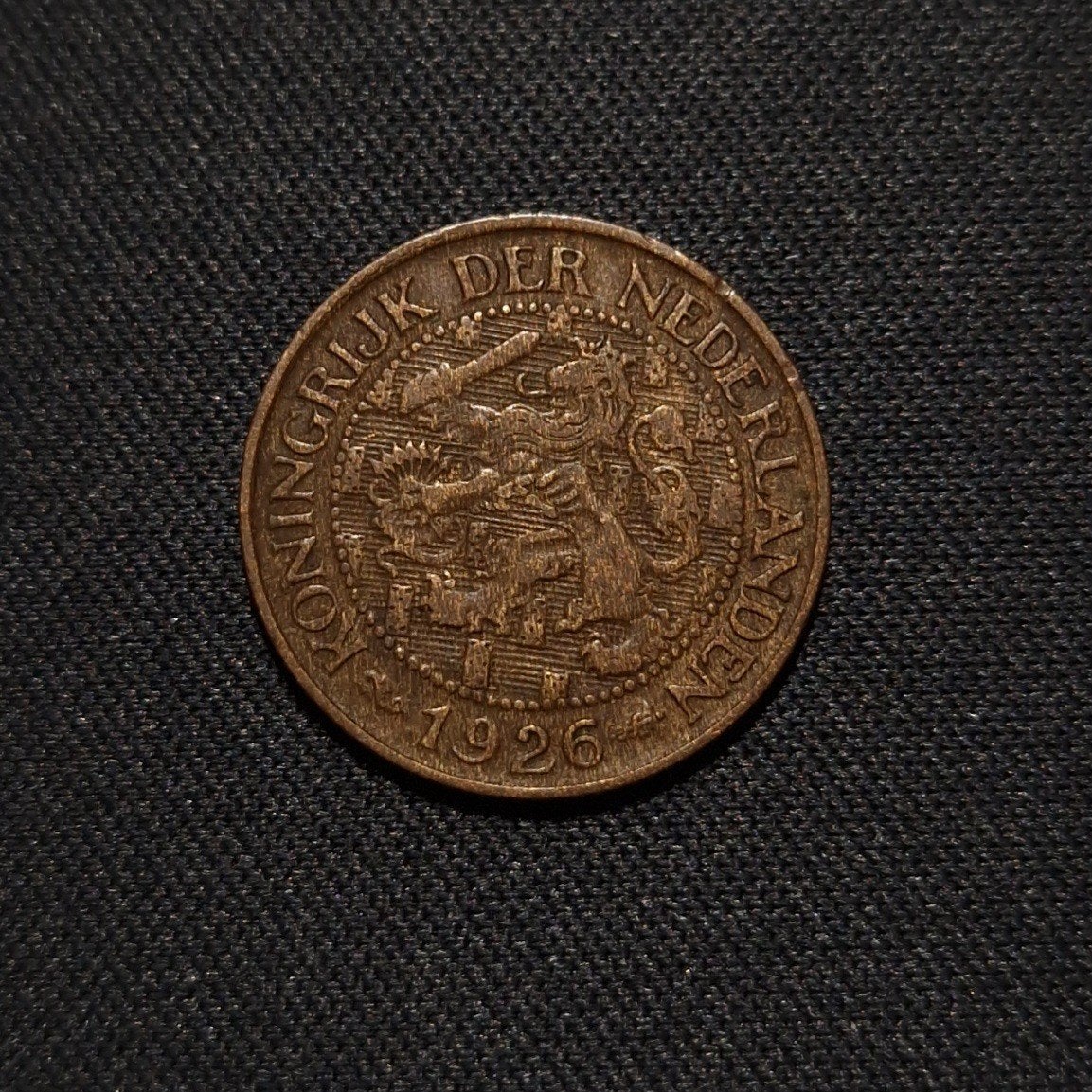 1 cent 1926, Verzenden, Koningin Wilhelmina, 1 cent, Losse munt