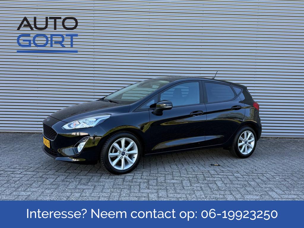 Ford Fiesta 1.0 EcoBoost Connected | Cruise | Stoelverw. | 5, Voorwielaandrijving, Stof, Gebruikt, Zwart