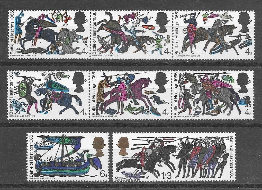 UK 1966 Slag bij Hastings, Verzenden, Postfris