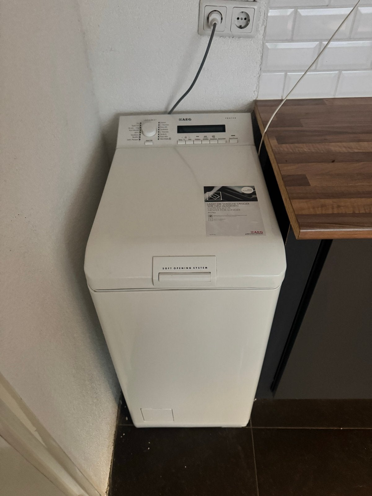 AEG Lavamat ProTex Bovenlader Wasmachine, Witgoed en Apparatuur, Ophalen, Gebruikt, Bovenlader, 85 tot 90 cm