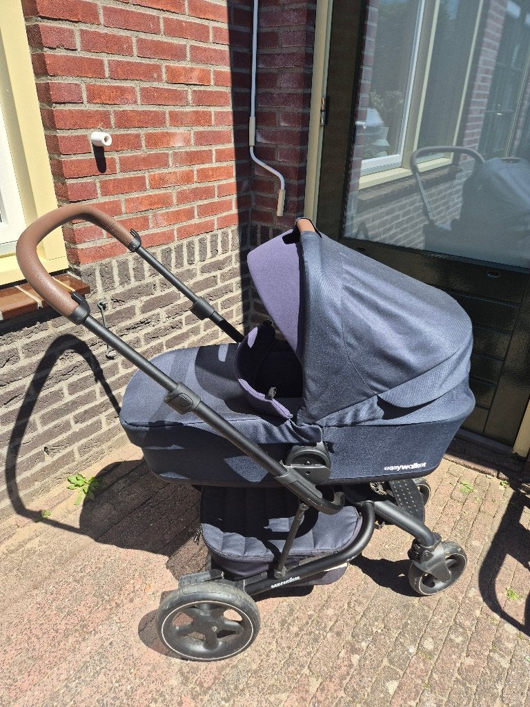 Easywalker Harvey2 Premium kinderwagen - sapphire blauw, Gebruikt, Combiwagen, Verstelbare duwstang, Ophalen