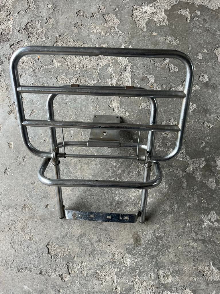 Bagagedrager voor scooter, Vespa - Chroom, Ophalen, Gebruikt