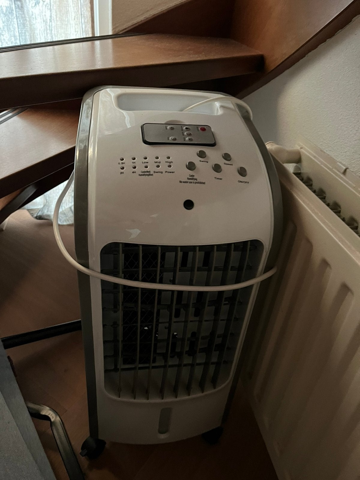 Airco / ventilator, Ophalen, Minder dan 60 m³, Timer, 3 snelheden of meer