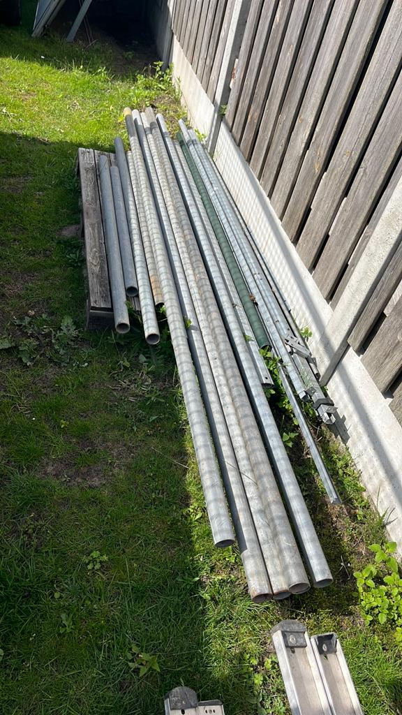 Stalen bouwsteiger buis steigerbuis steigerbuizen, Ophalen, Zo goed als nieuw, Overige typen, Minder dan 2 meter
