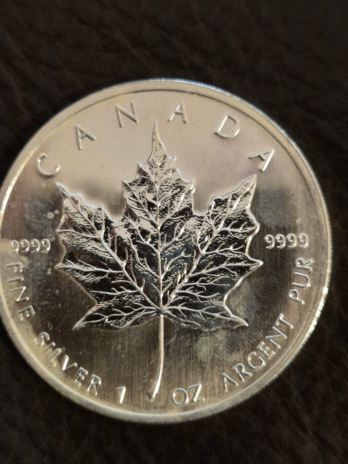 2007  Maple Leaf 1 oz Zilveren Munt