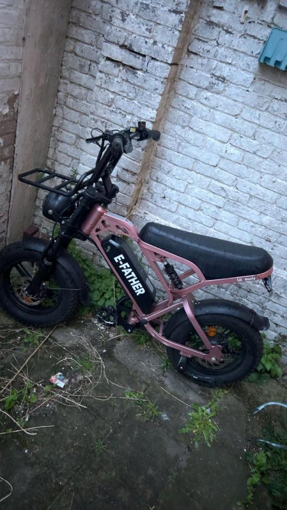 Fatbike roze/bronze, Ophalen, Zo goed als nieuw