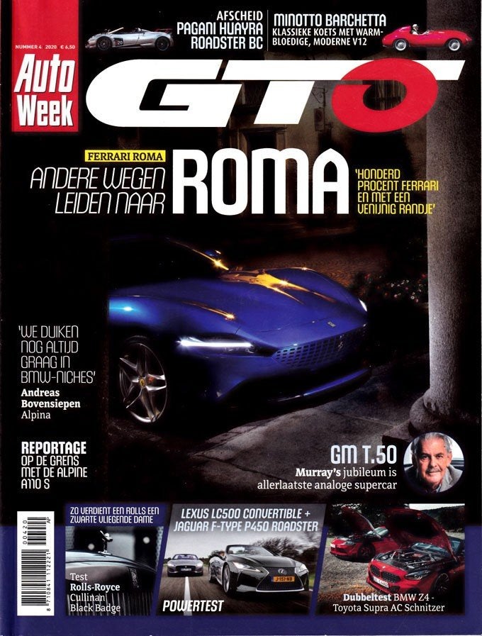 GTO 4 2020 : Ferrari Roma - Alpine A110 - Jaguar F-Type Cabr, Boeken, Auto's | Folders en Tijdschriften, Ophalen of Verzenden