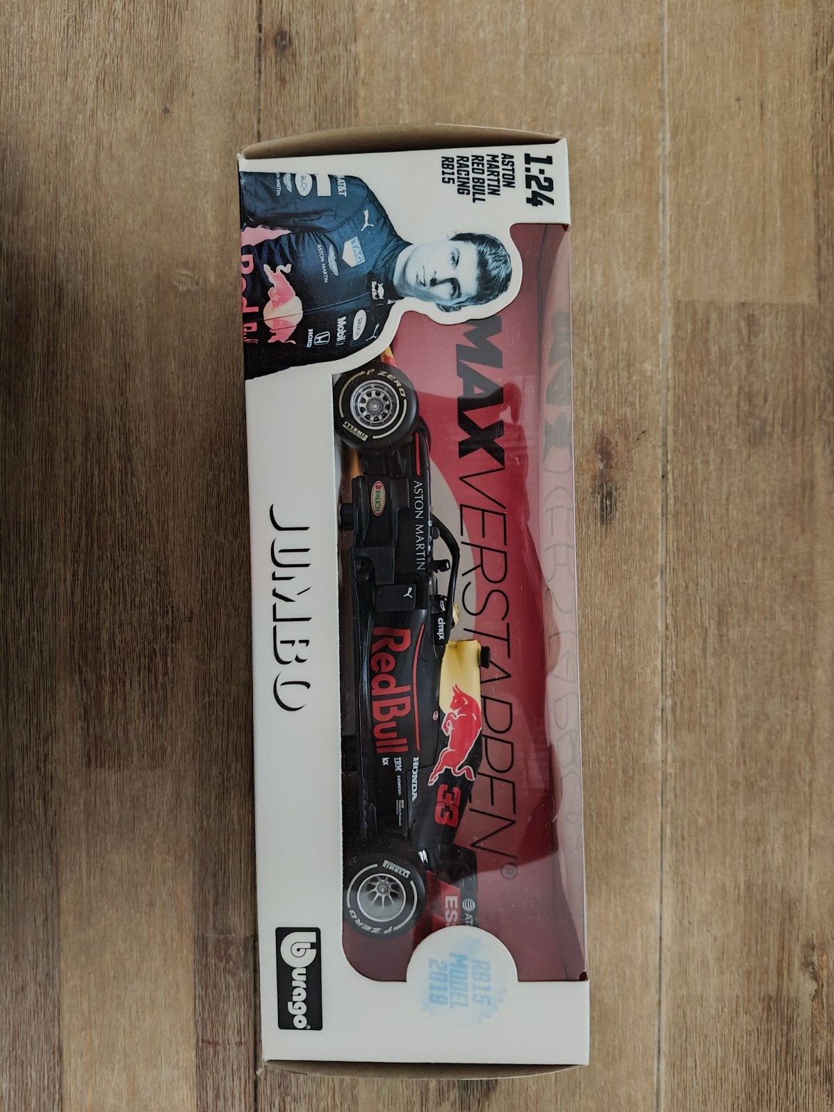 Bburago Max Verstappen Red Bull Racing RB15 1:24, Ophalen of Verzenden, Zo goed als nieuw, Auto, Bburago