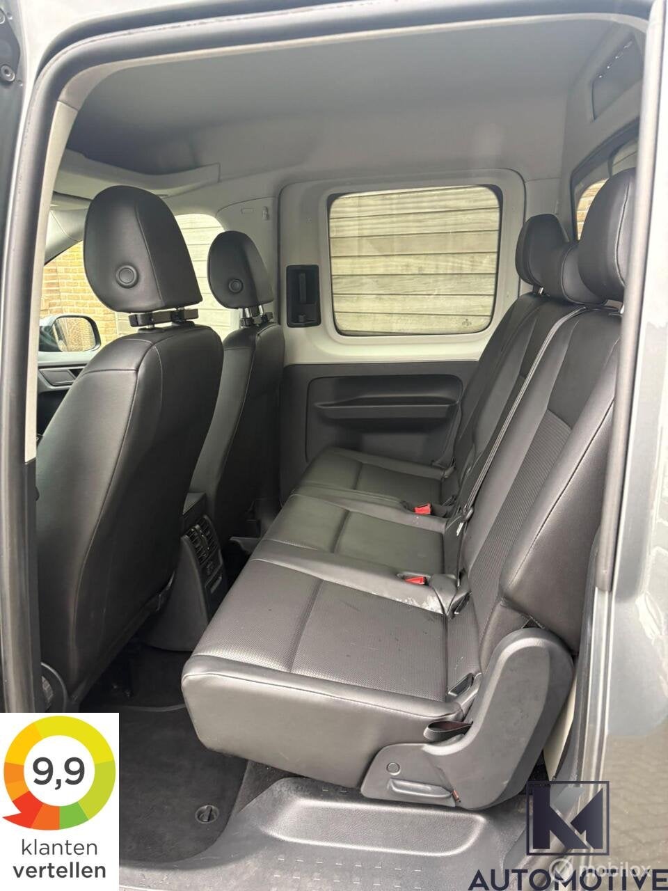 Volkswagen Caddy Maxi 1.4TSI DSG|Dubbel cabine 5P|MARGE|Deal, Dealer onderhouden, 125 pk, Zwart, 4 cilinders