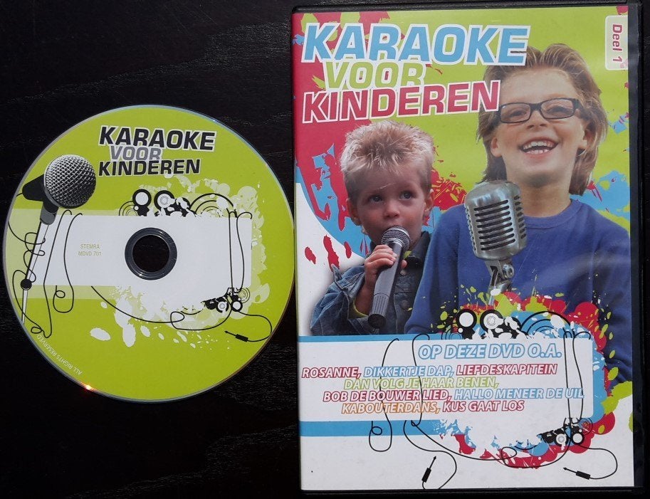DVD - Karaoke voor Kinderen - Muziek Liedjes, Avontuur, Alle leeftijden, Ophalen of Verzenden, Zo goed als nieuw