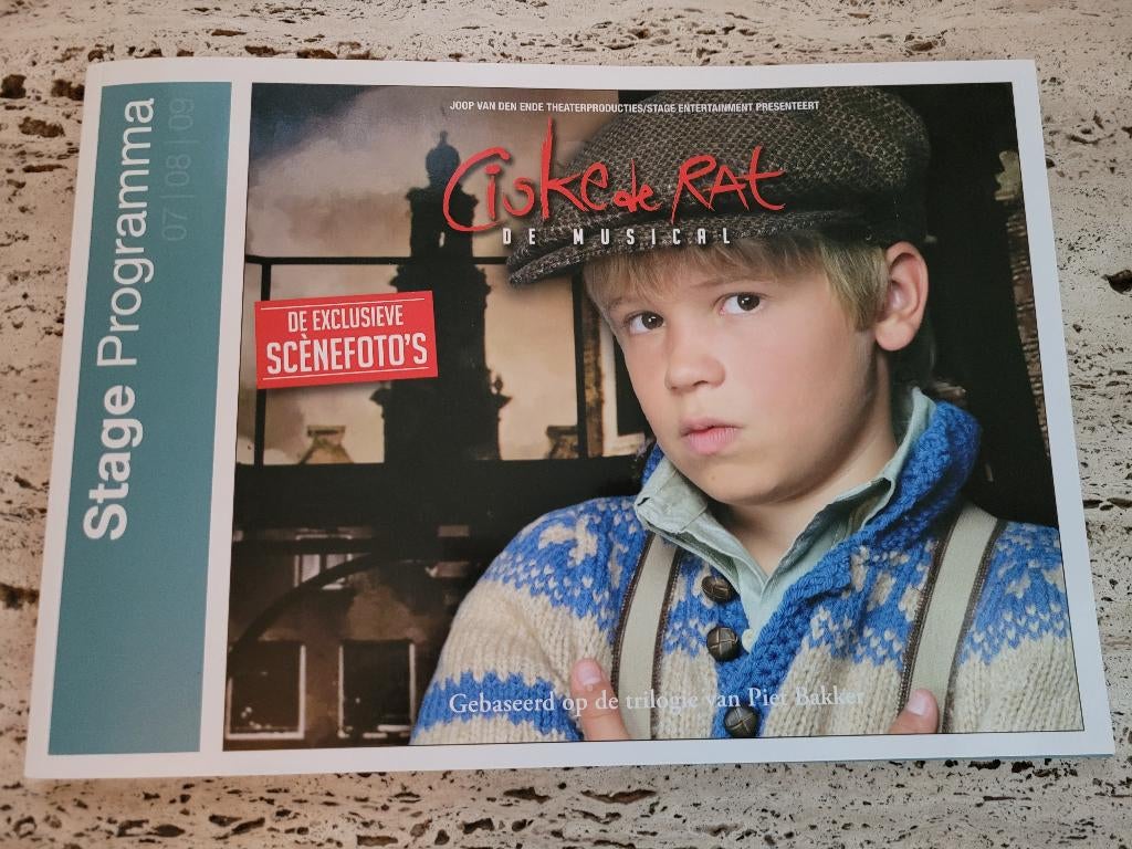 Programmaboek Ciske de Rat de musical Piet Bakker, Verzamelen, Ophalen of Verzenden, Zo goed als nieuw, Boek, Tijdschrift of Artikel