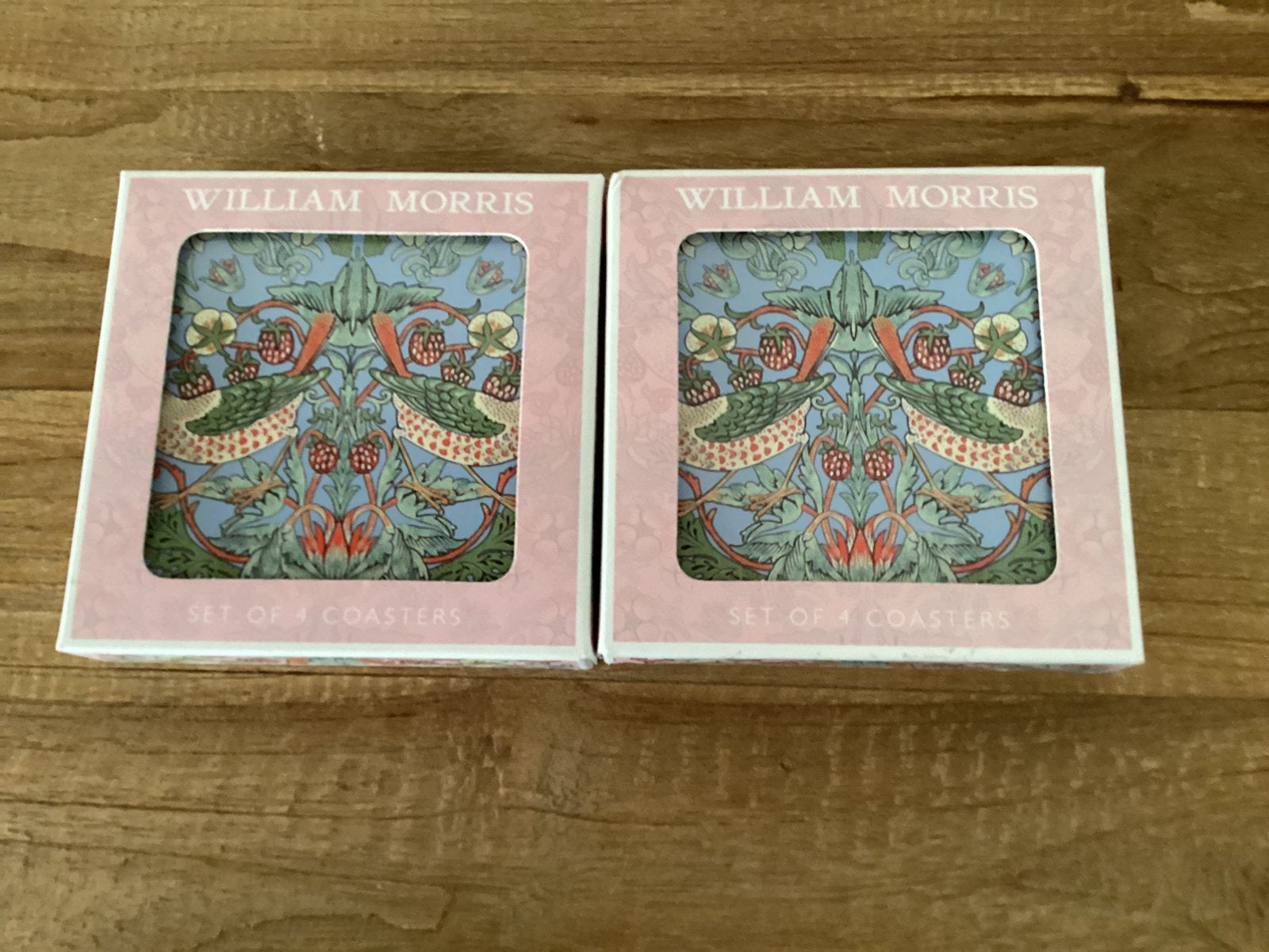 WILLIAM MORRIS nieuwe onderzetters, Verzenden, Nieuw