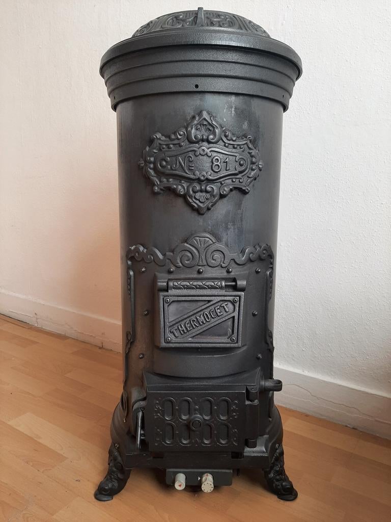 Thermoset Gaskachel - Vrijstaand en Decoratief, Gebruikt, Gas, Ophalen of Verzenden, Vrijstaand