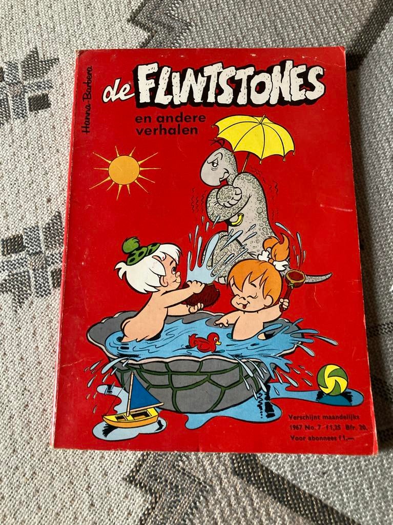 De Flintstones - Hanna Barbera Stripboek, Boeken, Eén stripboek, Ophalen of Verzenden, Gelezen