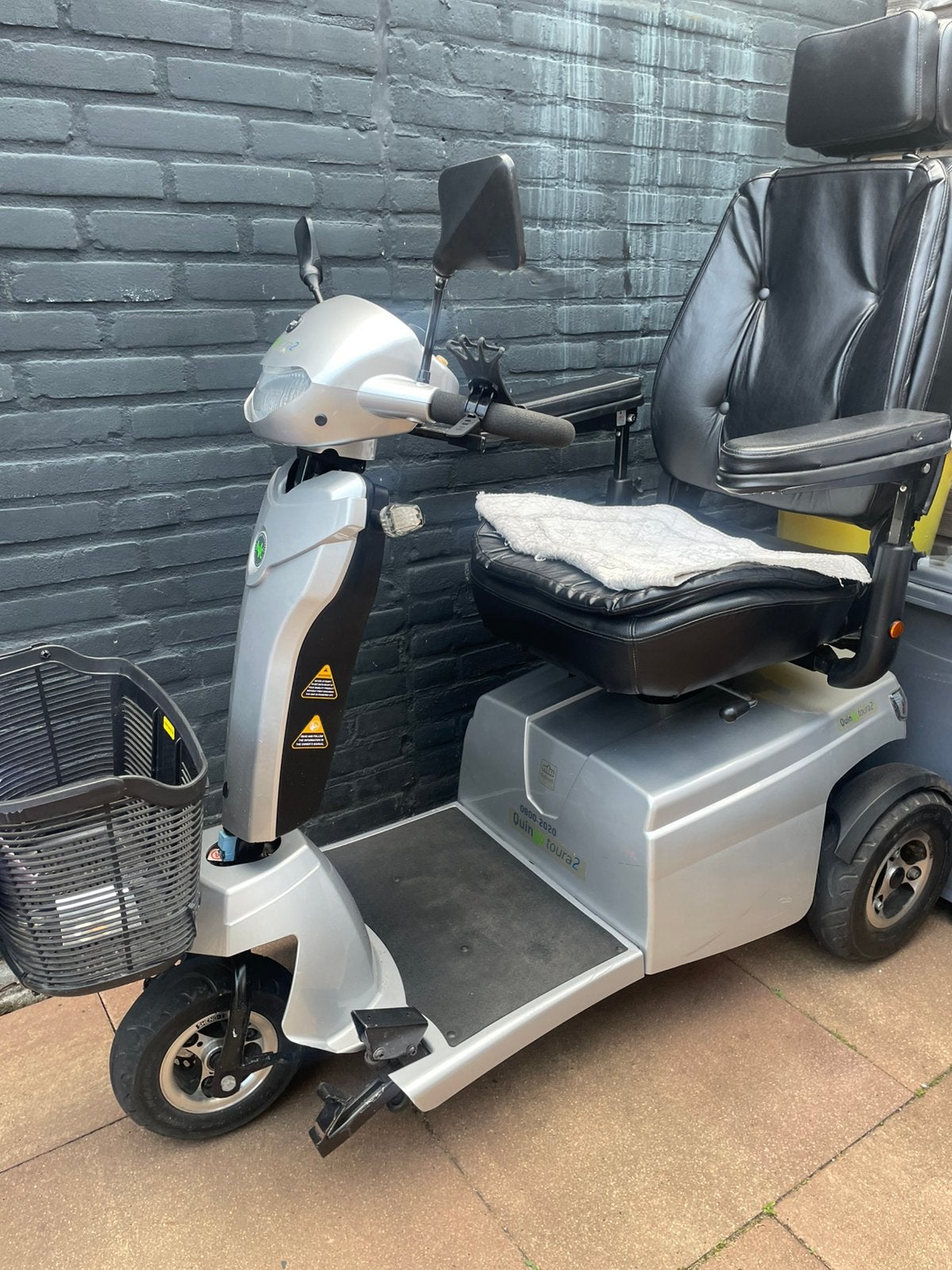 Quin go toura2 scootmobiel accu NIEUW NIEUW  439km, Diversen, Brommobielen en Scootmobielen, Ophalen, Gebruikt, 46 km of meer