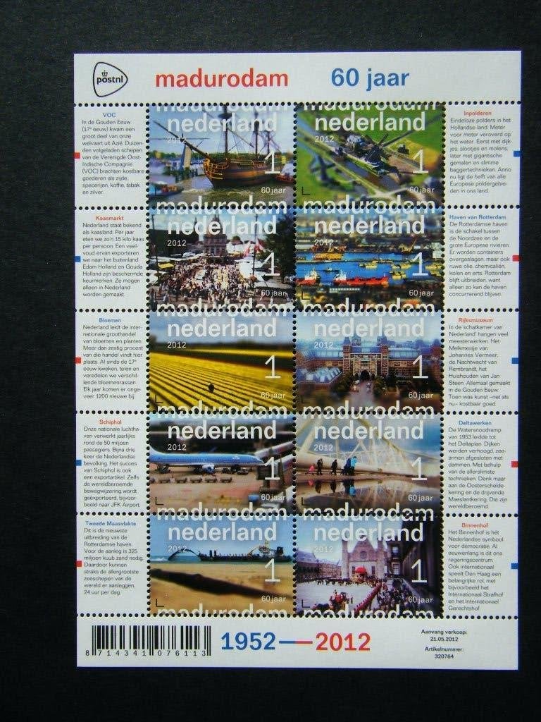 V 122 Nederland 2012 P.F., Postzegels en Munten, Verzenden, Na 1940, Postfris