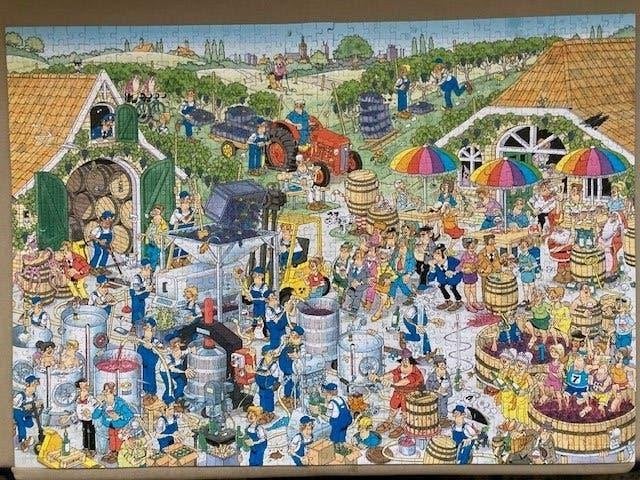 JvHaasteren De Wijngaard 1000st ed 2019/11 nr 19095, Ophalen of Verzenden, 500 t/m 1500 stukjes, Zo goed als nieuw, Legpuzzel