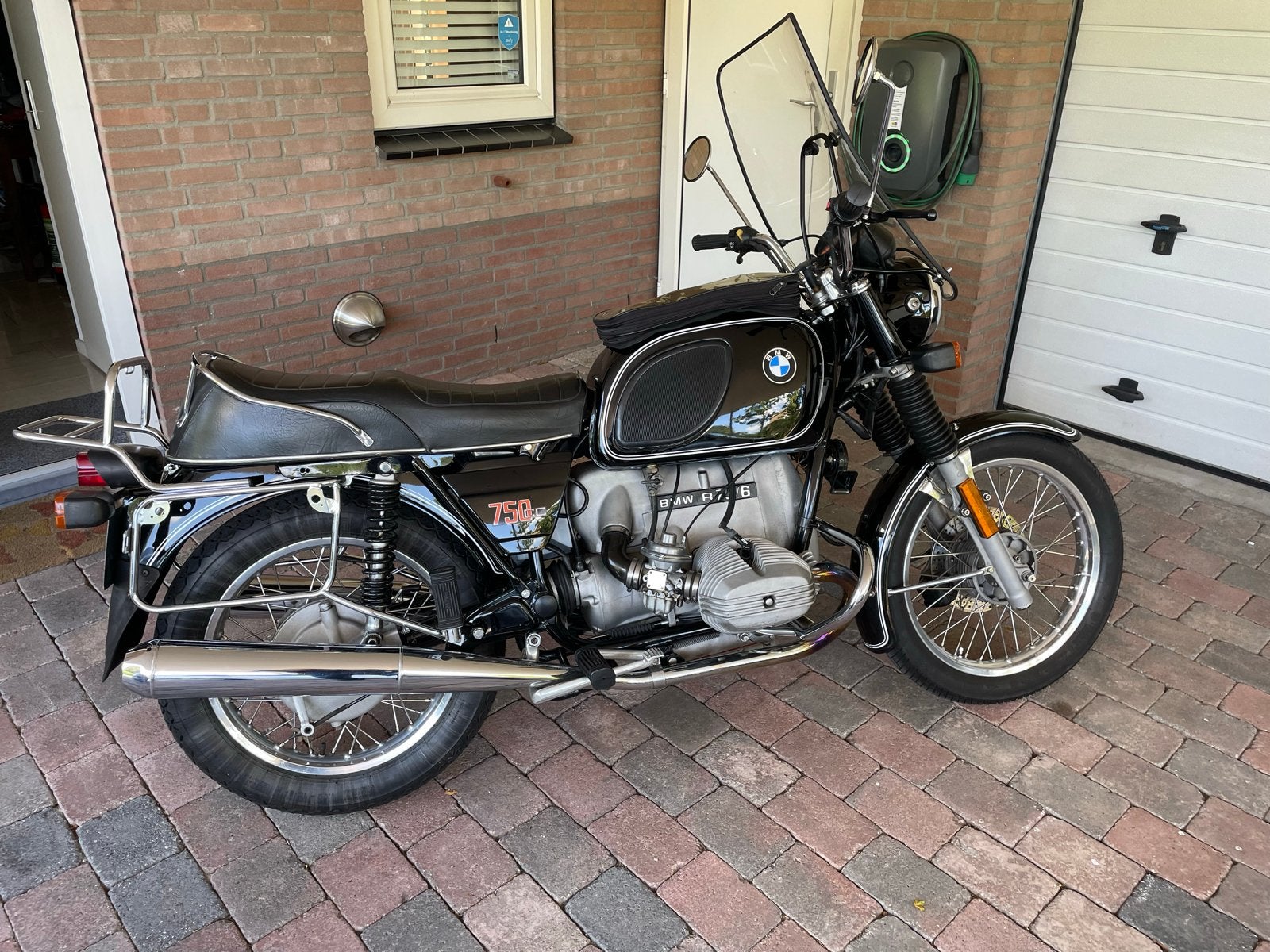 BMW R75/6 in concourstaat - Perfecte klassieker!, Cardan-aandrijving, 2 cilinders, Motorrijbewijs A, Gebruikt