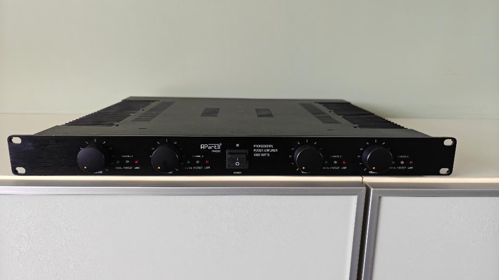 APart PA-4060 4 kanaals versterker, Ophalen, Gebruikt, Audio