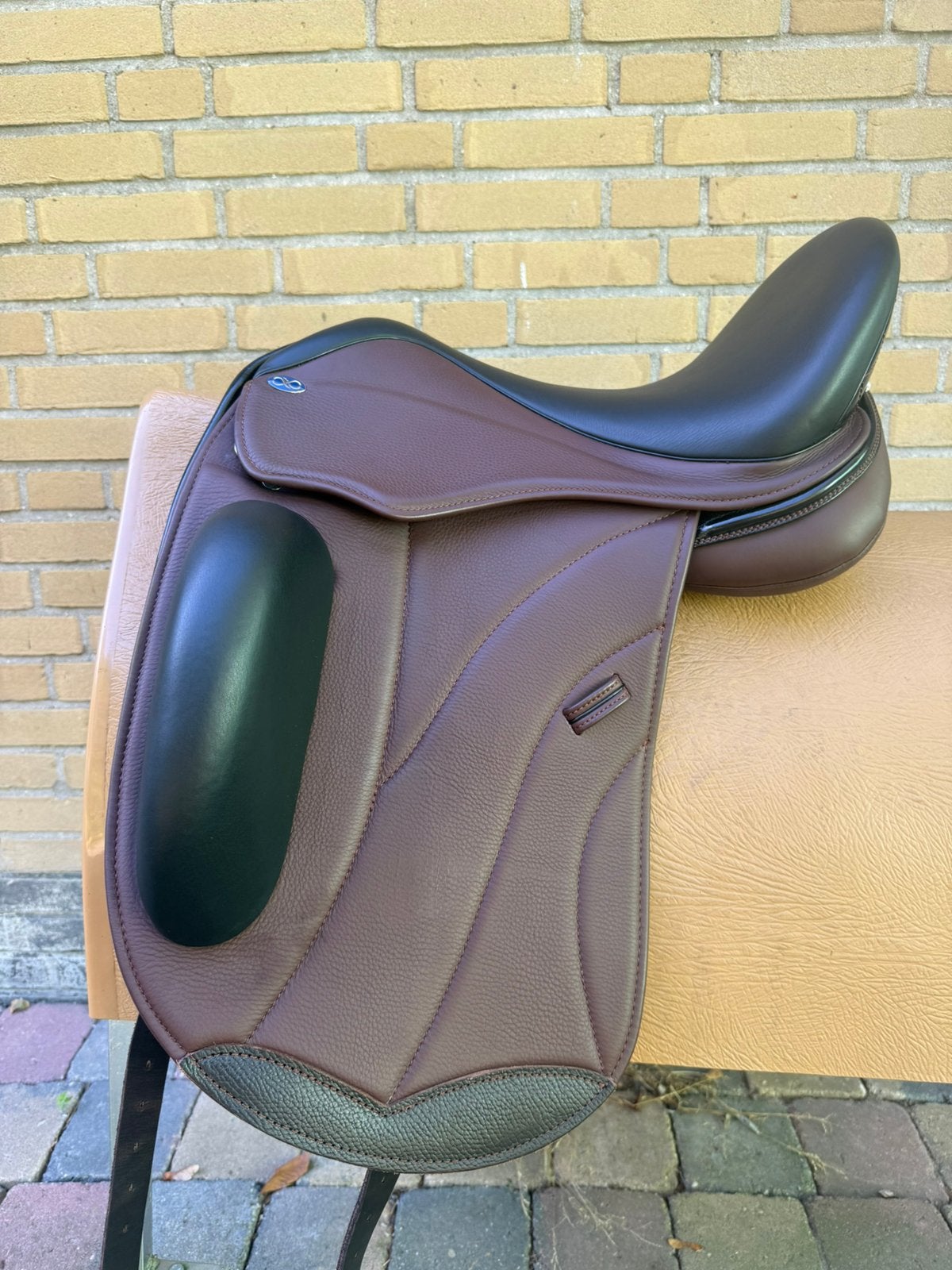Uniek kort bruin Connect zadel glitter(gratis consult koop), Nieuw, Ophalen of Verzenden, CK zadelmakerij, Kelly@schuuring.net