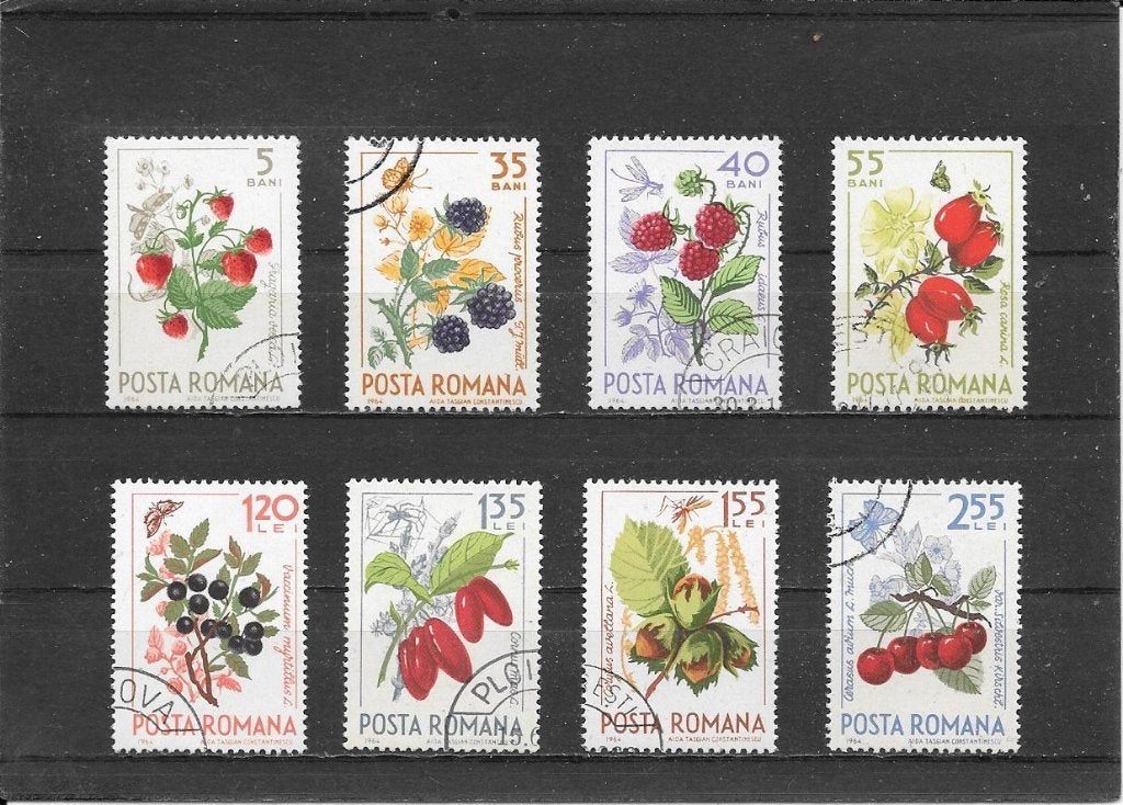 Roemenië vruchten, Ophalen of Verzenden, Overige landen, Gestempeld
