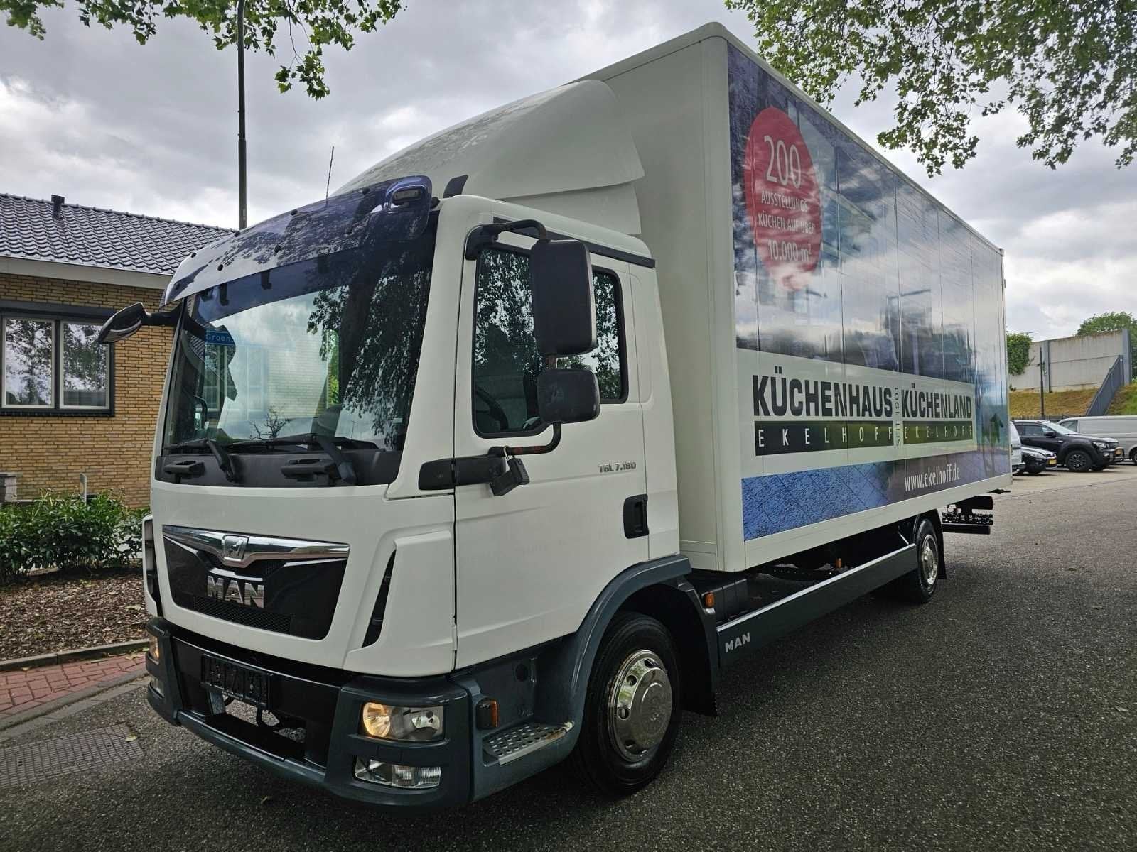 2014 MAN TGL 7.180 4x2 gesloten bakwagen – 2014 – Euro 6, Auto's, Euro 6, Bedrijf, Te koop, MAN