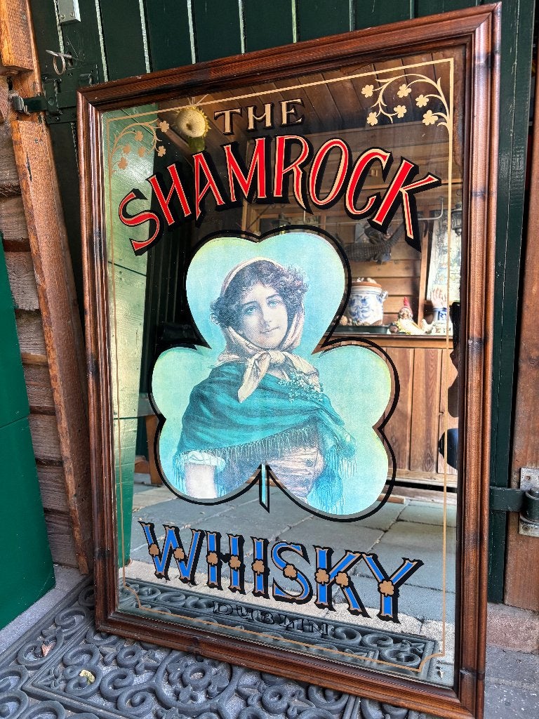 whisky reclame spiegel, Verzamelen, Ophalen, Gebruikt, Reclamebord
