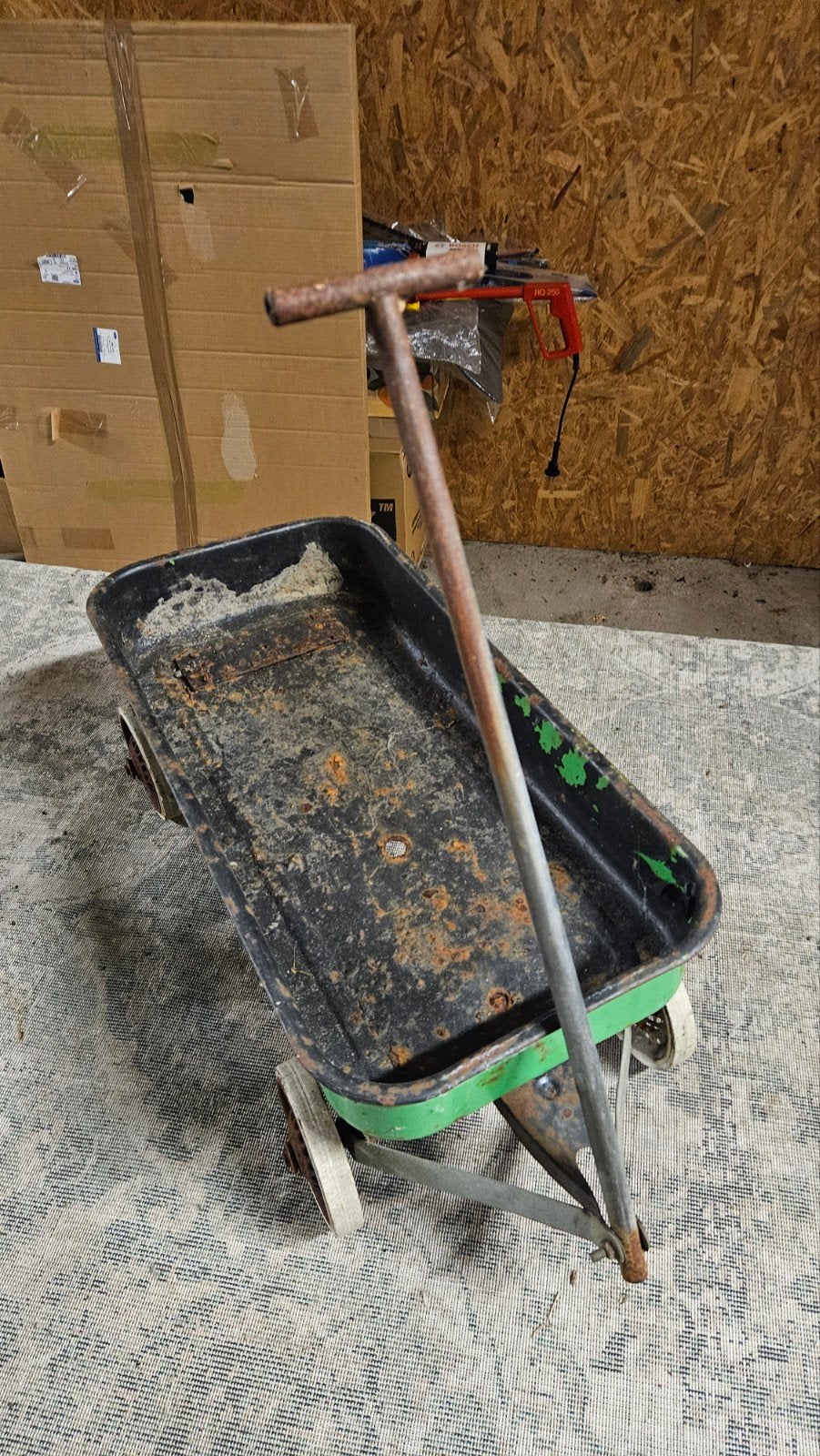 Kettler bolderkar (opknapper), Ophalen, Gebruikt