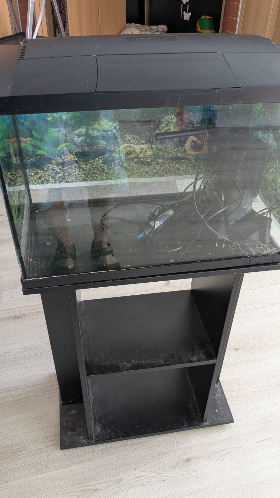 aquarium super fish 60/30/40hoog en meubel 75 hoog, Dieren en Toebehoren, Vissen | Aquaria en Toebehoren, Ophalen, Zo goed als nieuw