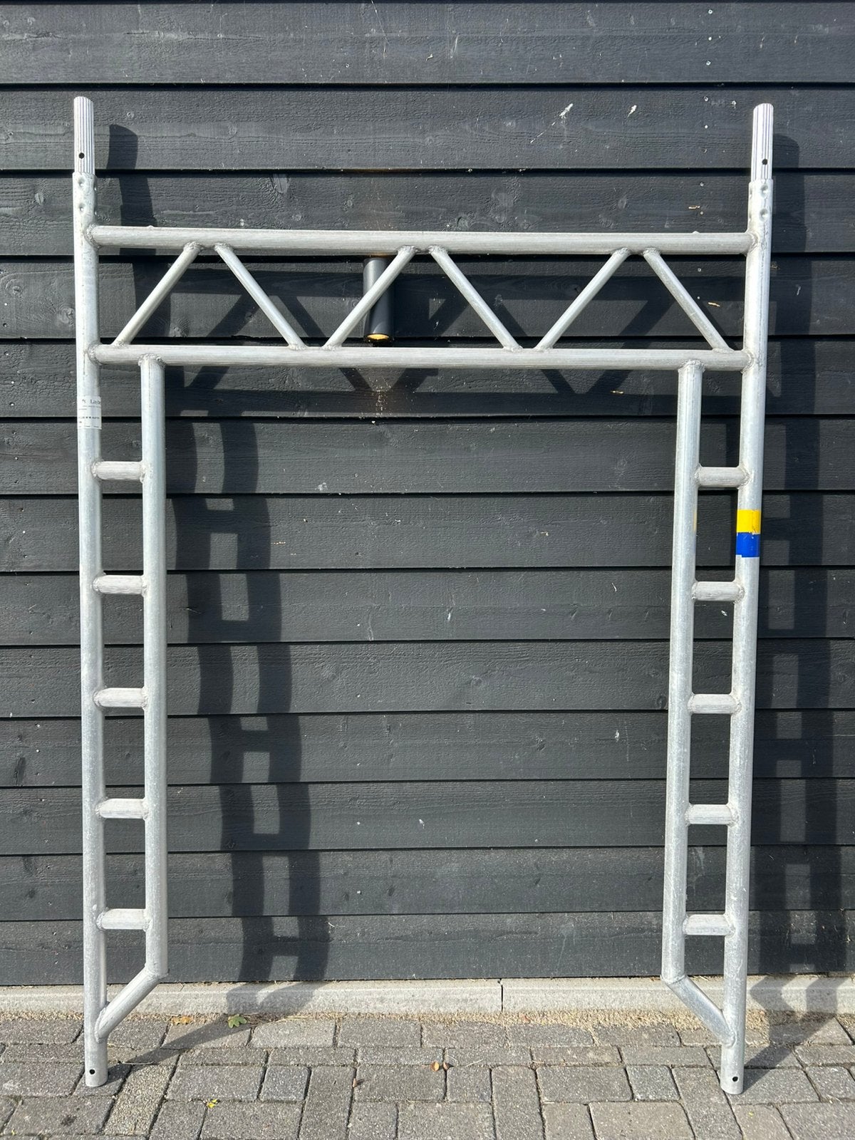 Doorloopstandelement layher 150/8 aluminium, Doe-het-zelf en Verbouw, Ophalen, Zo goed als nieuw, Rolsteiger of Kamersteiger, 5 meter of hoger