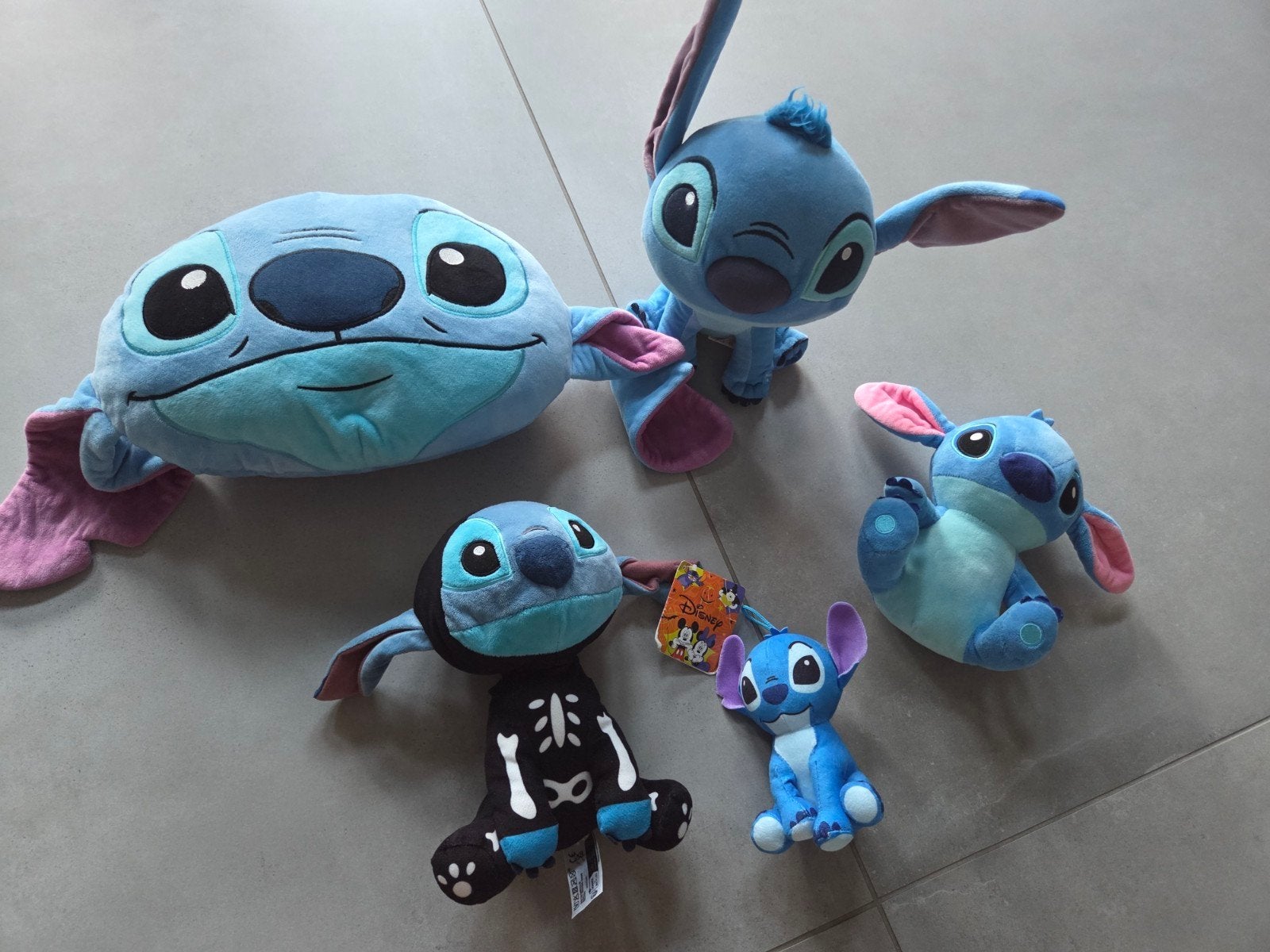 Stitch knuffels, Disney, Disney, Blauw, Ophalen of Verzenden