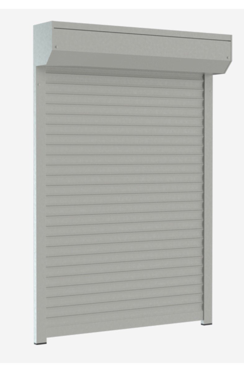 Rolluik 196x291 cm bxh grijs, Doe-het-zelf en Verbouw, Rolluiken, Ophalen, Zo goed als nieuw, 200 cm of meer