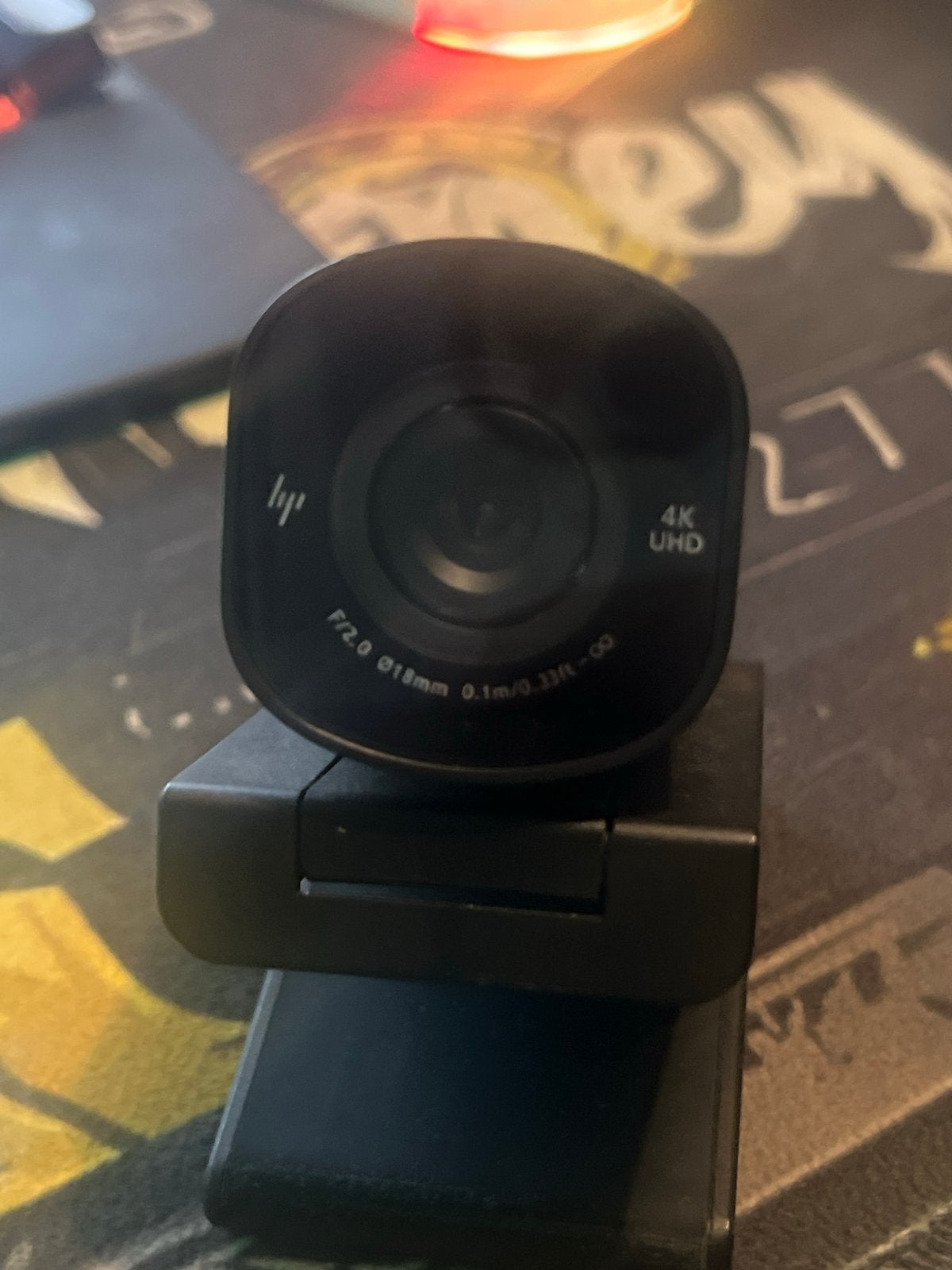 HP 965 4K Streaming Webcam - Zo goed als nieuw, Computers en Software, Ophalen, Zo goed als nieuw, Windows, Monitorclip