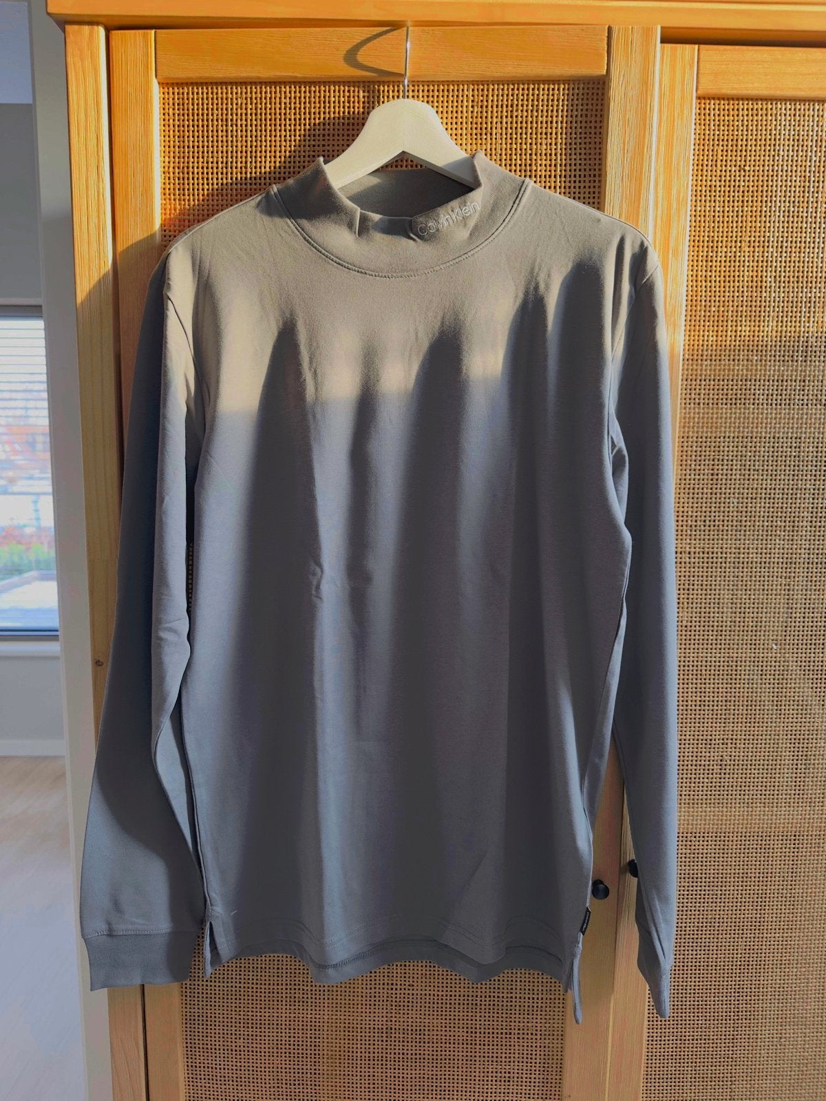 Calvin Klein Longsleeve shirt, Ophalen of Verzenden, Nieuw, Maat 48/50 (M), Grijs