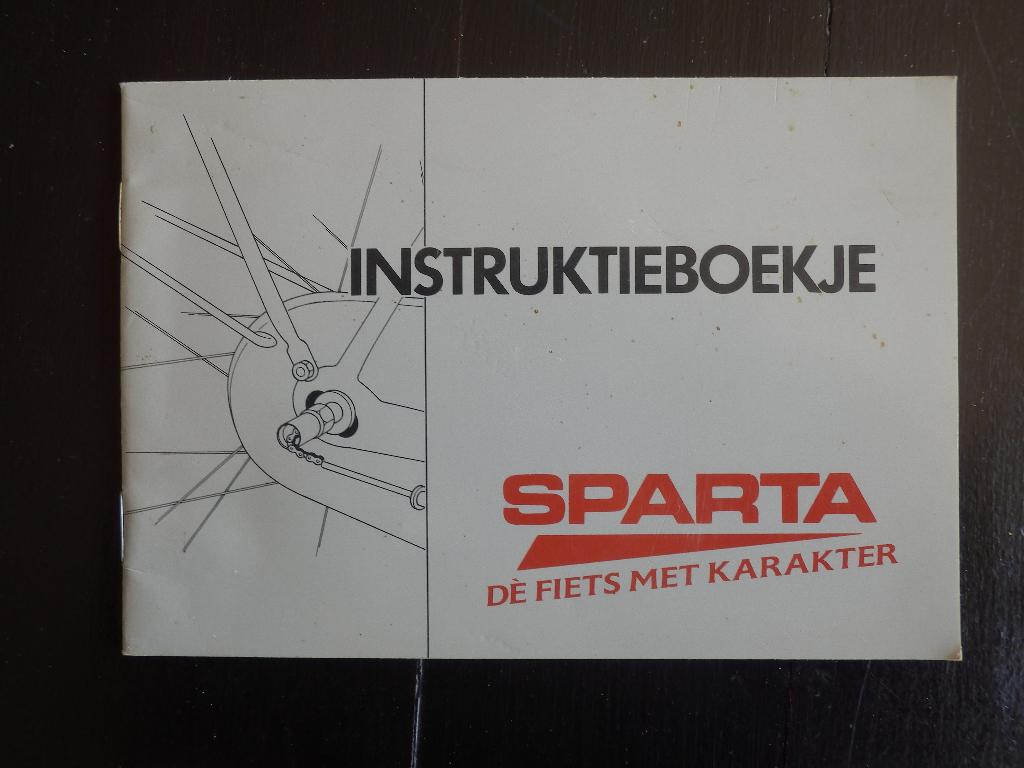 instructieboekje sparta fiets., Fietsen en Brommers, Ophalen of Verzenden, Zo goed als nieuw