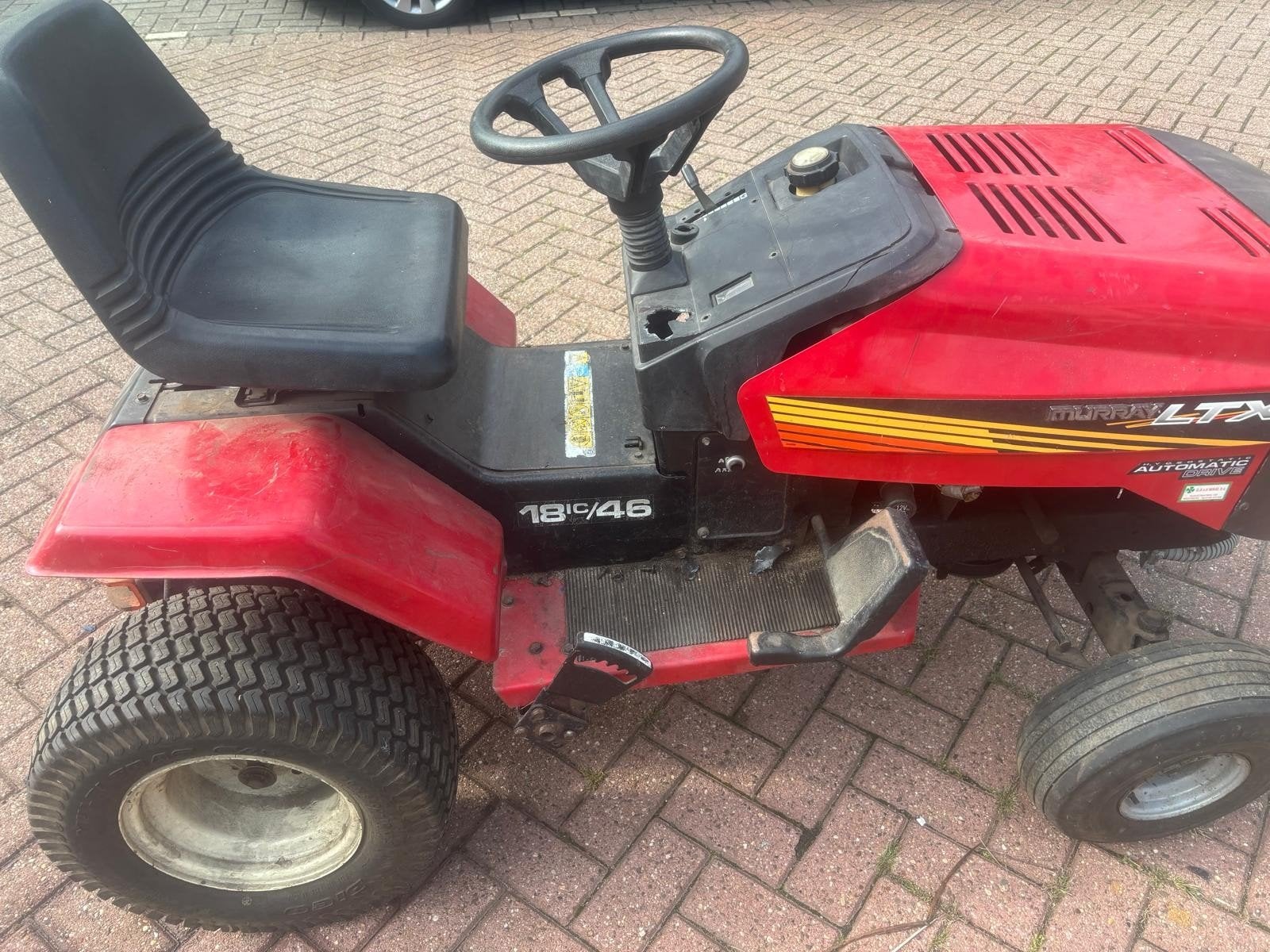 Murray LTX 18/46 Zitmaaier - Krachtig en Betrouwbaar, Ophalen, Gebruikt, Elektrische starter, Murray
