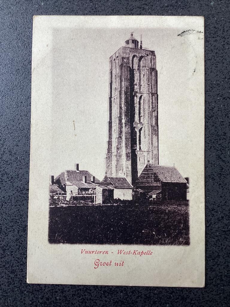 Westkapelle. Vuurtoren. No 18., Verzenden, Voor 1920, Gelopen, Zeeland