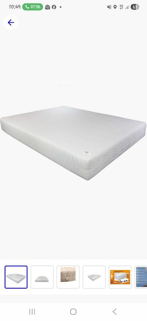 Pocket Comfort Gold Matras 180x200 - 24 cm dik, Tweepersoons, Ophalen of Verzenden, Zo goed als nieuw, Matras