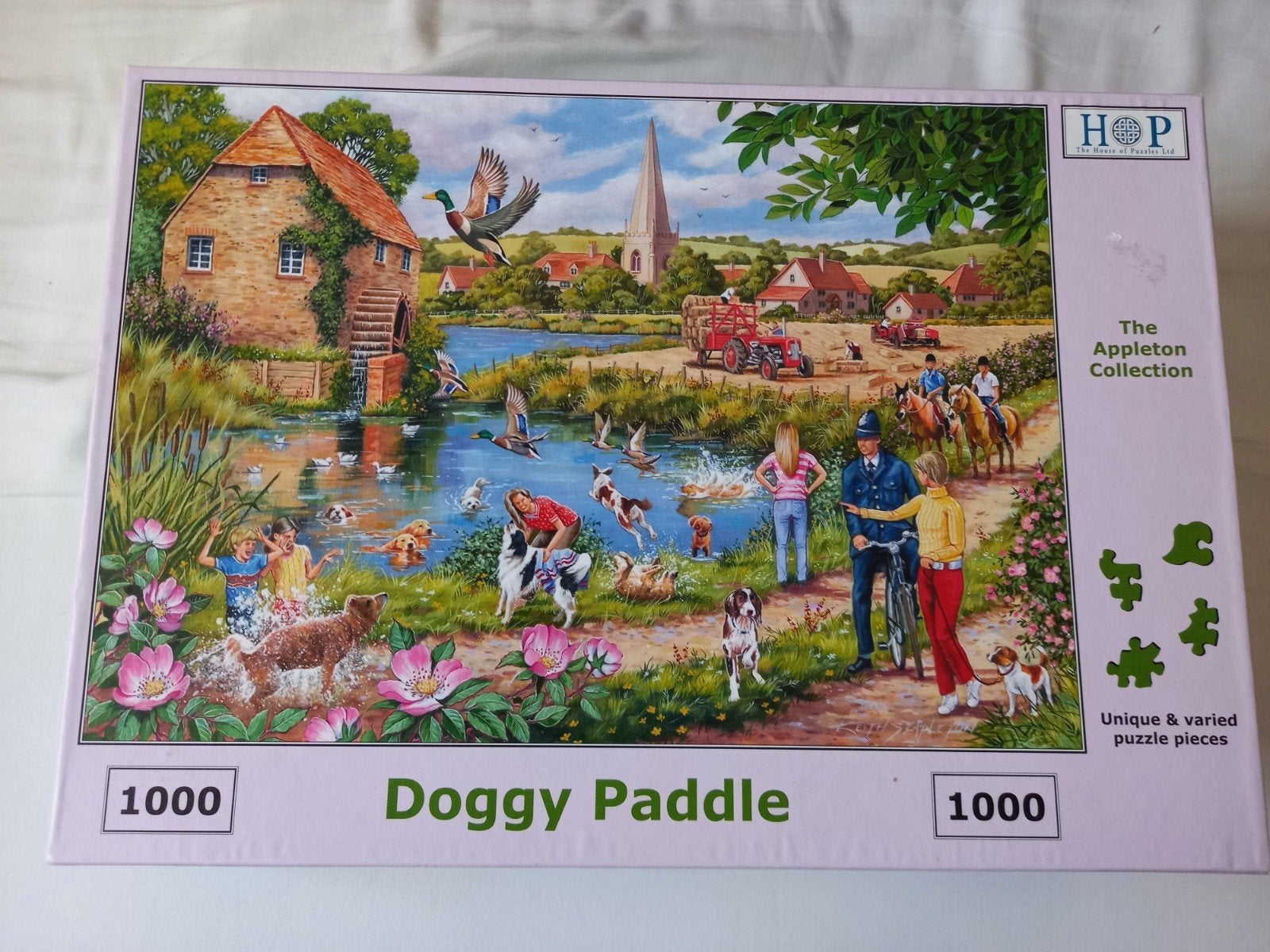 puzzel HOP, Hobby en Vrije tijd, Ophalen of Verzenden, 500 t/m 1500 stukjes, Zo goed als nieuw