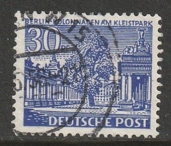 Berlijn 1949 51 Kleistpark 30p, Gest, Ophalen of Verzenden, Overige periodes, Gestempeld