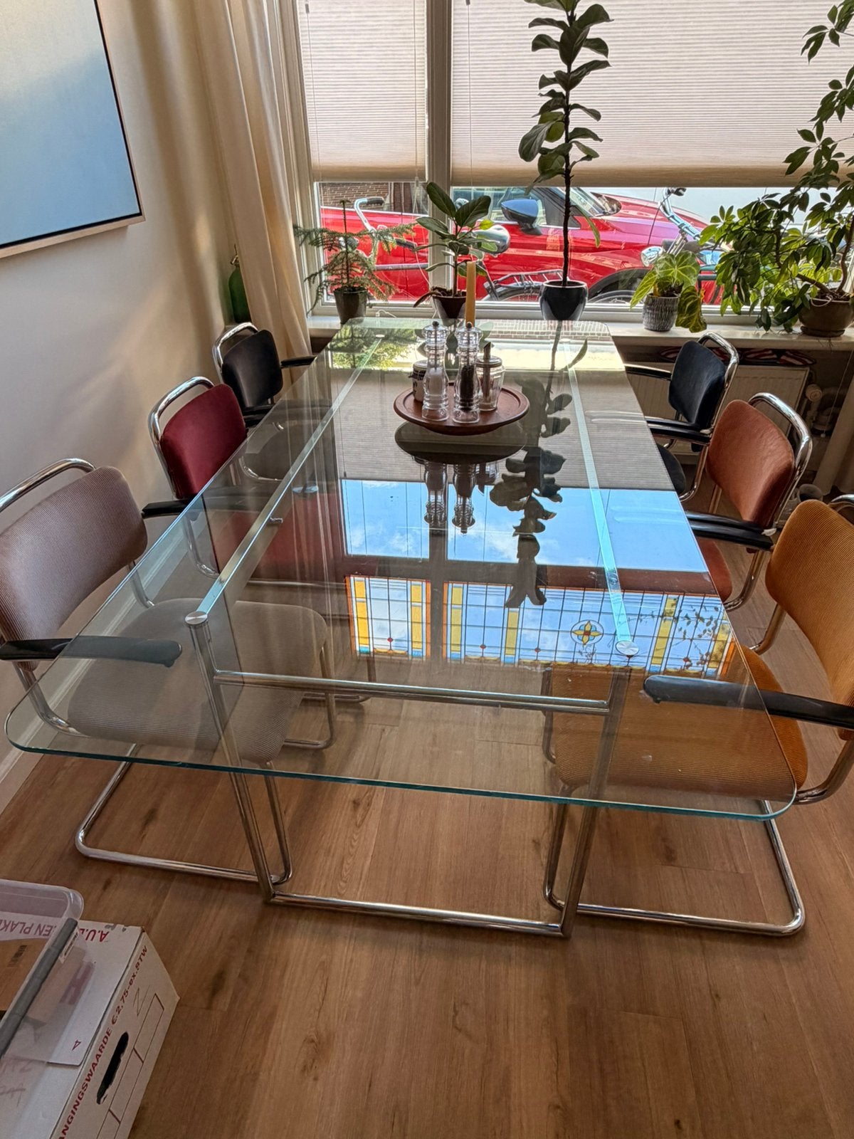 Joris Cijffers eettafel (200x90; Dutch Originals; Gispen), Ophalen, 200 cm of meer, 50 tot 100 cm, Zo goed als nieuw