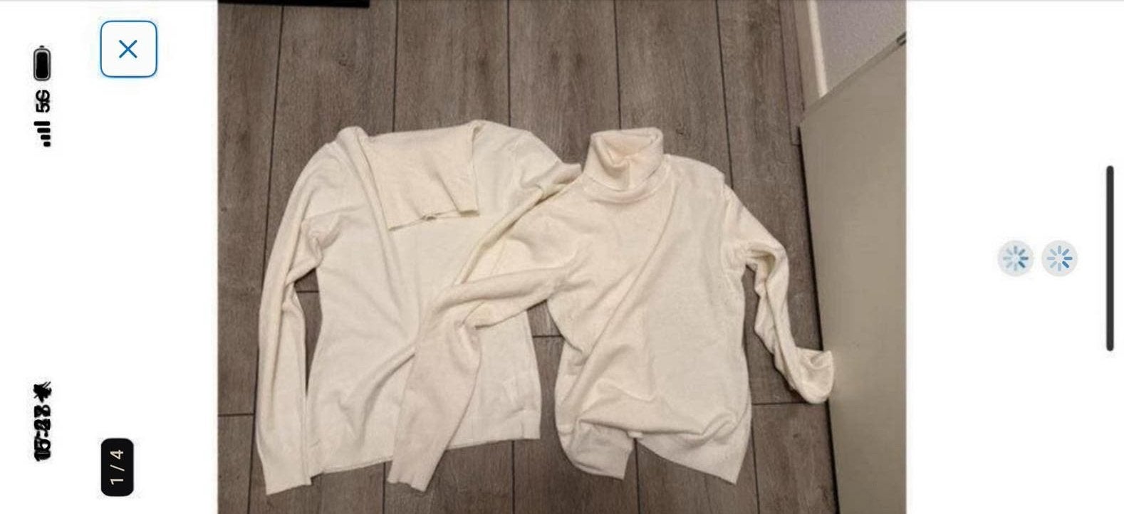 2x Witte coltrui van EXTRA ME, Kleding | Dames, Truien en Vesten, Ophalen of Verzenden, Zo goed als nieuw, Maat 36 (S), Wit