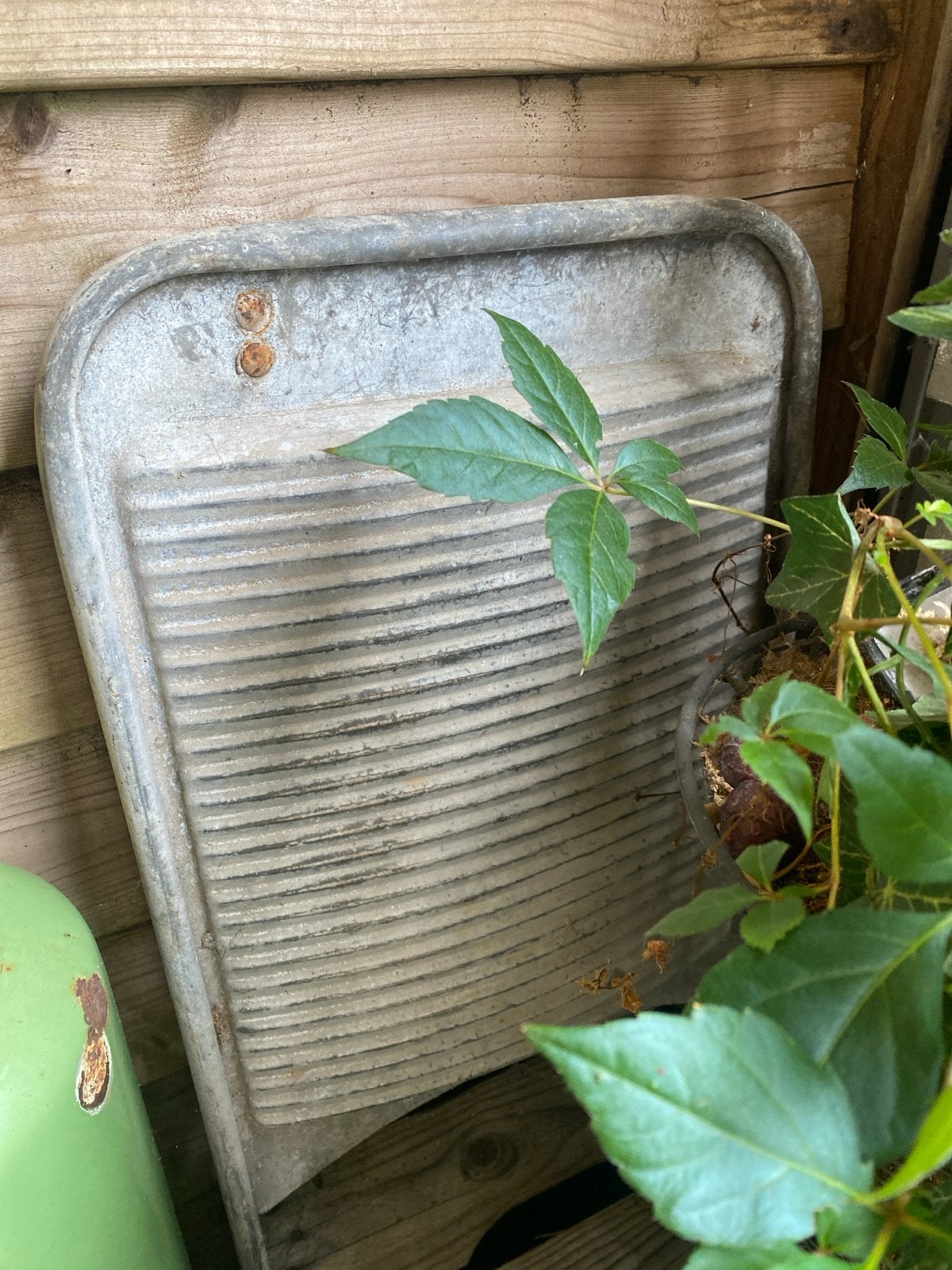 Vintage metalen wasbord - Decoratief item, Ophalen of Verzenden