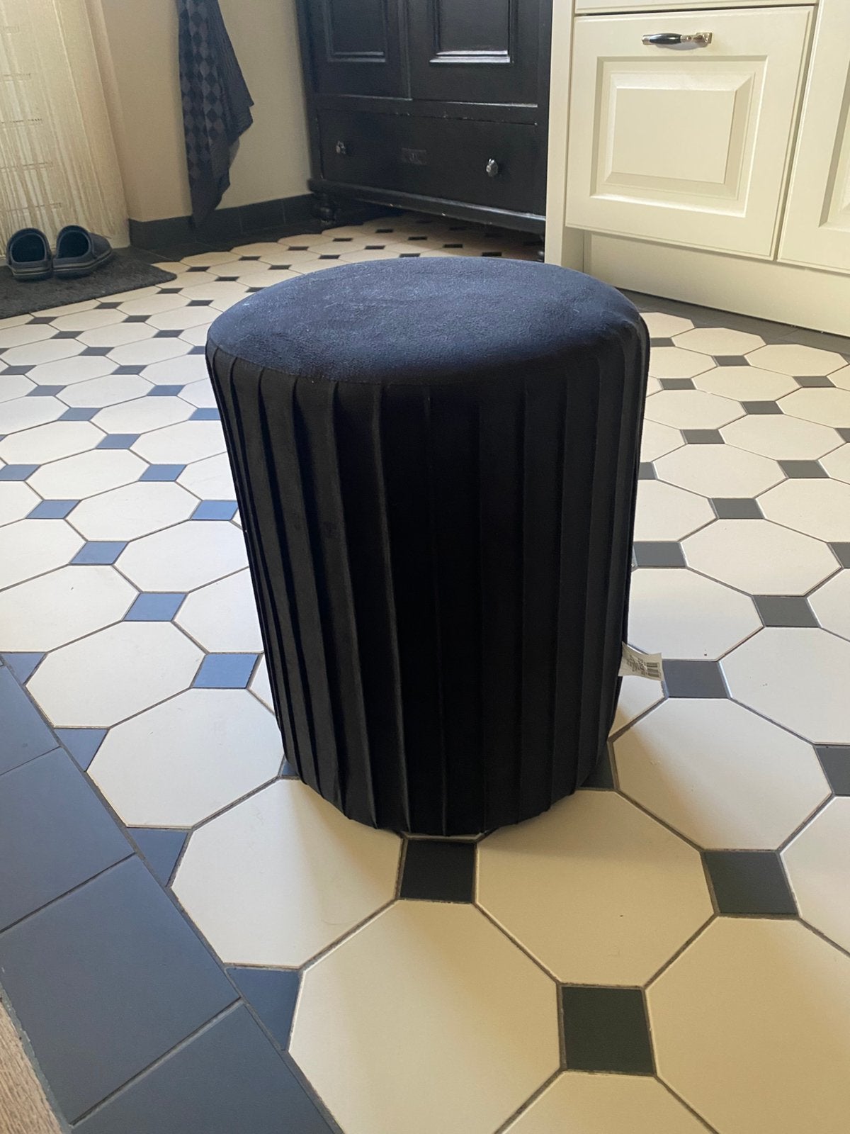 Gratis klein poefje, Huis en Inrichting, Ophalen, Zo goed als nieuw, Rechthoekig, Minder dan 50 cm