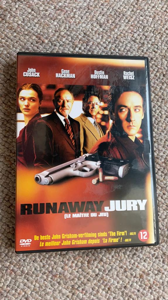 RUNAWAY JURY., Cd's en Dvd's, Vanaf 12 jaar, Ophalen of Verzenden, Zo goed als nieuw, Actiethriller