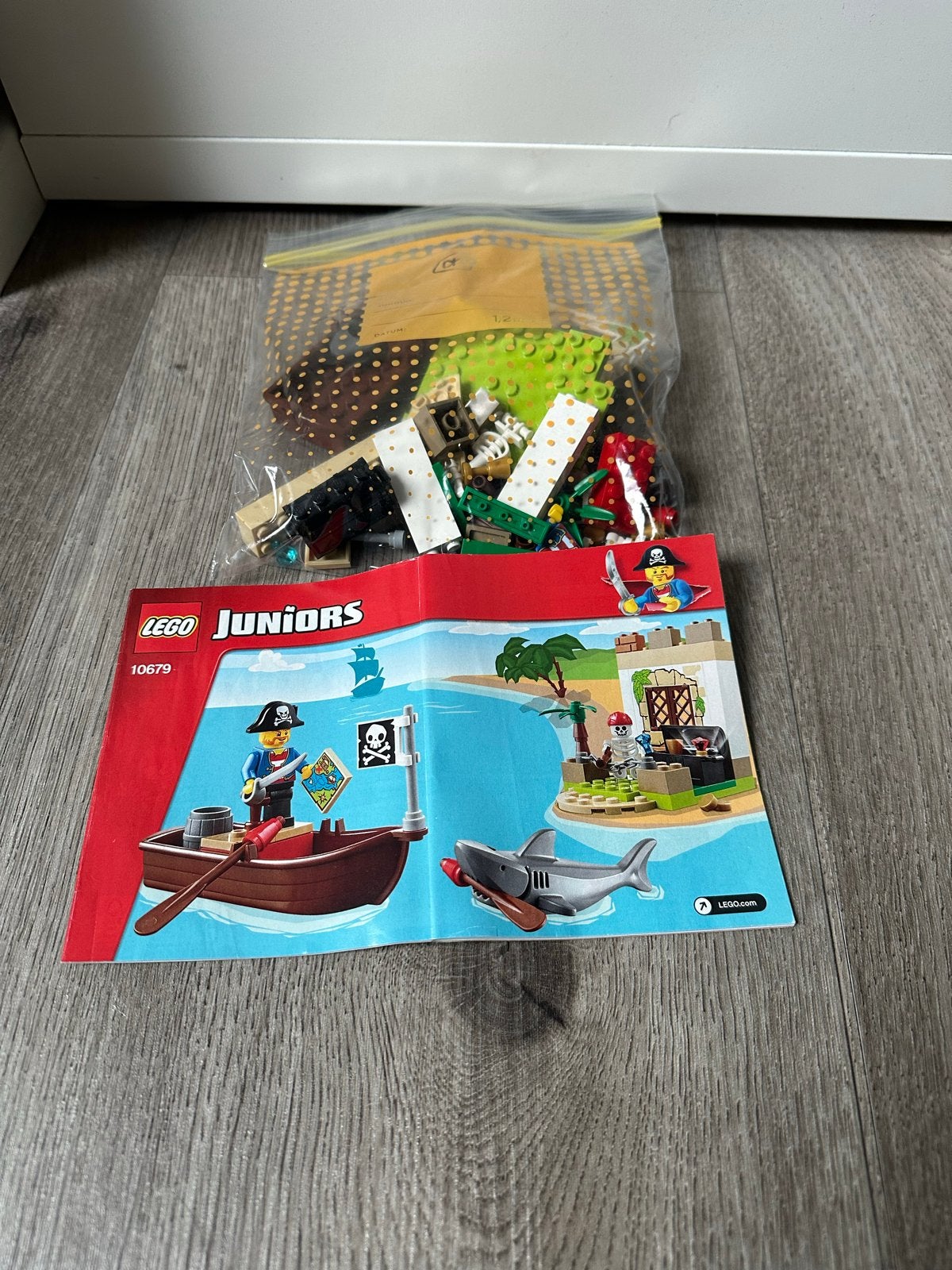 Lego Juniors Piraten Schateiland 10679 met instructies, Gebruikt, Lego, Compleet, Complete set