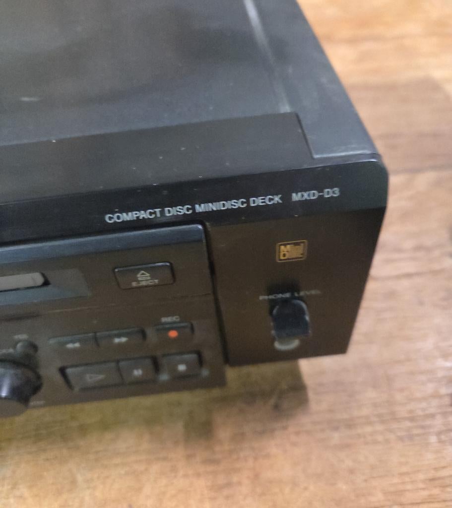 Sony MXD-D3 CD Player & Minidisc, Gebruikt, Ophalen of Verzenden, X, Sony