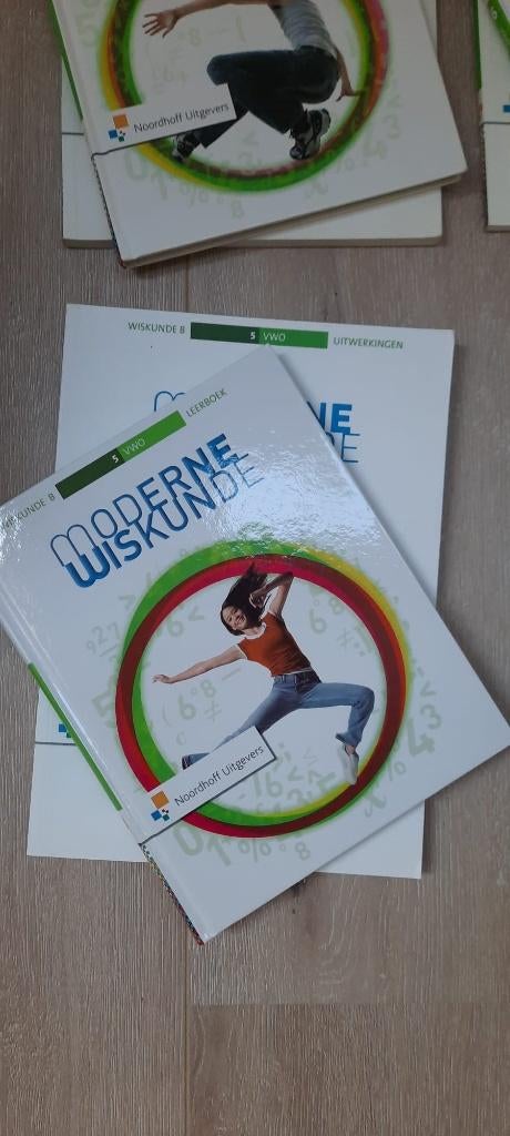 Moderne wiskunde VWO 5 wiskunde B - leerboek + uitwerkingen, Boeken, Schoolboeken, Ophalen, Zo goed als nieuw, VWO, Wiskunde B
